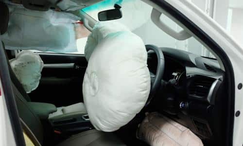 airbag in a car