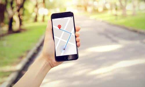 navigation maps on mobile phone