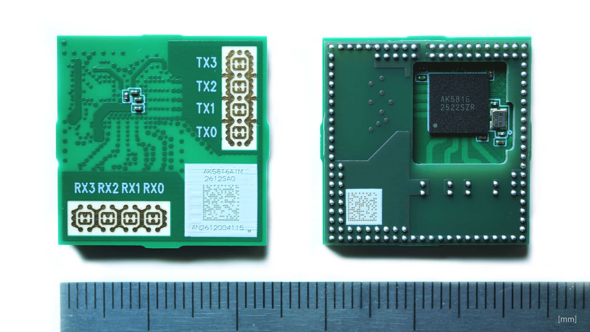 AK5816AIM mmWave radar module for camera-less fall detection / AK5816AIM mmWave Radarmodul zur kameralosen Sturzerkennung